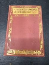 Vintage Book-Certain Accepted Heroes and Other Essays 1897