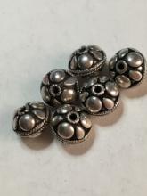 Sterling Silver Vintage Beads For Jewelry 12.9 Grams Sterling Silver