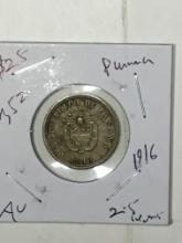 Panama 1907 2.5 Centimos Coin Better Grade