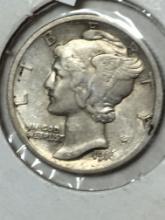 1916 P Silver Mercury Dime 
