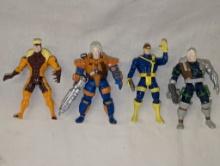 Four X-Men Action Figures Ph 147