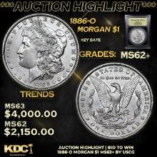 ***Auction Highlight*** 1886-o Morgan Dollar 1 Graded Select Unc By USCG (fc)