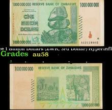 2007-2008 Zimbabwe 1 Billion Dollars (3rd Issue, ZWR) Hyperinflation Banknote P# 83 Gem CU