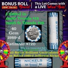 CRAZY Nickel Wheel Buy THIS 1989-d 40 pcs Seal Strong $2 Nickel Wrapper
