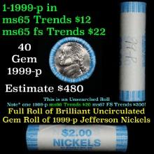 INSANITY The CRAZY Nickel Wheel 1000’s won so far, WIN this 1999-p 40 pcs N.F. String & Son $2 Nicke