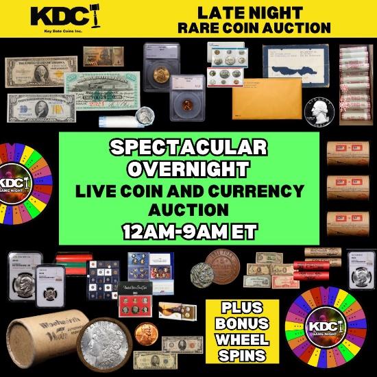 LATE NIGHT! Key Date Rare Coin Auction 23.5 ON