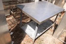 Stainless 30x48 Table