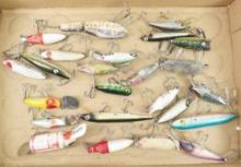 Vintage Heddon & other fishing lures