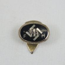 German 1930's SS FM Financial Supporter Badge