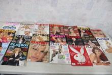 18 Playboy Magazines Marilyn Monroe, Farrah Fawcet