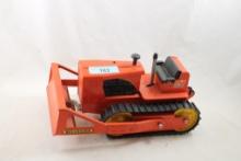 14" Orange Nylint Toys Pressed Steel Bulldozer
