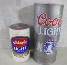 2 Inflatable Beer Advertising Signs, Coors & more