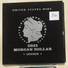 2021-D Morgan Dollar Mint Box MS70