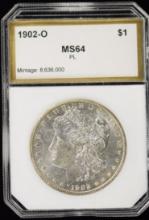 1902-O Morgan Dollar PCI MS64 Proof Like