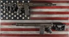 Two Cased Black Rain Ordnance "We the People" Fallout Rifles