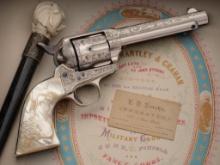 New York Engraved Colt Single Action Army Revolver