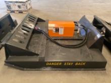 NEW 2024 SKID STEER WOLVERINE BRUSH CUTTER ATTACHMENT