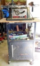 Skilsaw 10" Table Saw w/Stand and Miscellaneous Items