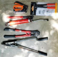Grouping of Cutting, Fastener, and Lubricating Tools