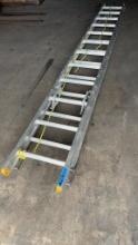 L-2121-24 LOUISVILLE ALUMINUM EXTENSION LADDER