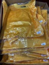 New, individually packed, yellow, XL, jerseys. 40 pieces