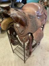 17"Leather Victor Quality horse saddle