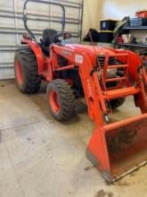 Kubota L 3430 tractor 4x4, only 665 hrs. stored in garage, well maintained, Great condition