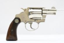 1920s Colt Detective Special - Nickel (2"), 38 Colt New Police , Revolver, SN - 209168