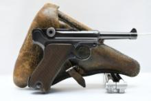 1937 German Mauser (S/42) Military P.08, 9mm Luger, Semi-Auto (W/ Holster) SN - 4216v