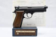 1980 Beretta 92S (5"), 9mm Luger, Semi-Auto (W/ Box & Purchase Receipt), SN - B41963Z