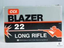 500 Rounds CCI Blazer 22 Long Rifle 40 Grain