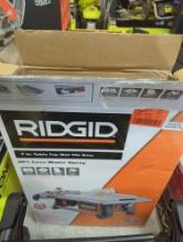 RIDGID 6.5-Amp 7 in. Blade Corded Table Top Wet Tile Saw, Appears to be Used in Open Box Do to Being