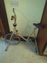 (KIT) VINTAGE EXERCISE BICYCLE, USED IN WORN CONDITION