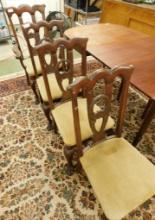 4 Carved Claw Foot Chairs - One Money