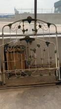 ANTIQUE IRON BEDFRAME