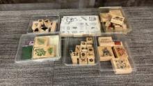 RUBBER CRAFTING INK STAMPS