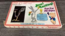 1975 STRING ART KIT ASSEMBLE BY NUMBER ROAD RUNNER