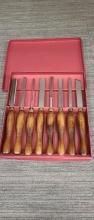 HIGH SPEED STEEL 8PC WOOD TURNING SET -- SHEFFIELD