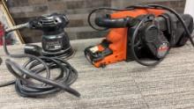 BELT SANDER & ORBITAL SANDER