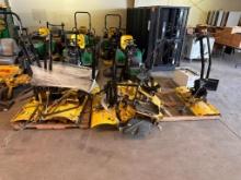 2 Pallets of John Deere Mower Decks and Snow Plow Blades