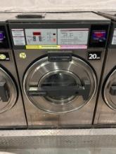 Continental Commercial 18lb Front Load Washer, ESD CyberWash Strip, Model: L1018CM21310, 3ph, 208v