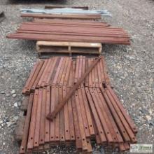 2 PALLETS. MISC STEEL INCL: BAR STOCK, TUBING