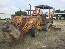CASE 580K TRACTOR LOADER BACKHOE SN:JJG0011488 powered by diesel engine, equipped with OROPS,