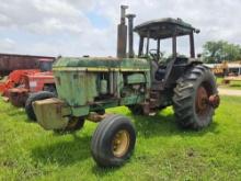 JOHN DEERE 4840 AGRICULTURAL TRACTOR SN:006288R powered by John Deere diesel, equipped with EROPS