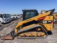 2018 CAT 299D2 RUBBER TRACKED SKID STEER SN:FD203286 powered by Cat diesel engine, equipped with