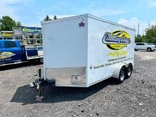 2016 FOREST RIVER CARGO TRAILER VN:63279 equipped with 14ft. Enclosed body, rear ramp door, side