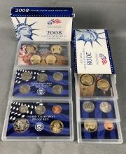 (2) 2008 US Mint Proof Sets