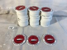 Lot of 175 Collector Pearl Harbor Naval Shipyard 1993 Pogs Red  -  See Pictures