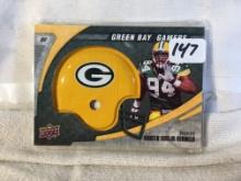 Collector Upper Deck Green Bay Gamers Kabeer Gbaja-Biamila Trading Card W/Patch