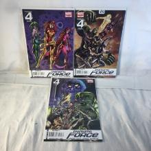 Lot of 3 Collector Modern Marvel Comics Fantastic Force Comic Books No.1.2.3.